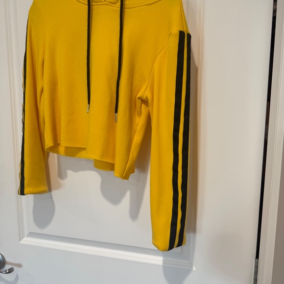 I.AM.GIA yellow cropped hoodie - Picture 2 of 4